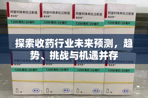 莆田探索收药行业未来预测，趋势、挑战与机遇并存